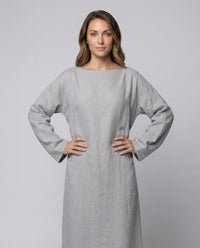 Clara Linen Dress with Oversized