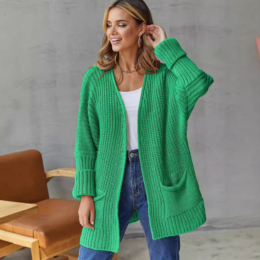 Clara Relaxed Knit Cardigan with Pockets
