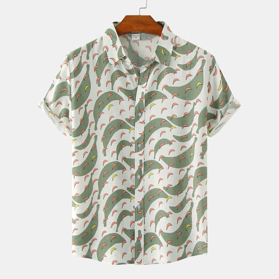 Clara Shirt with Short Sleeve in White