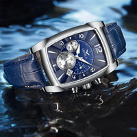 Classic St. Andrews Leather Strap Watch, 45mm in Royal Blue