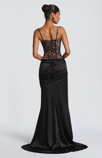 Iona Maxi Skirt in Black