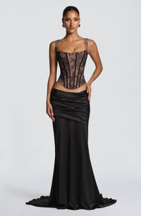 Iona Maxi Skirt in Black