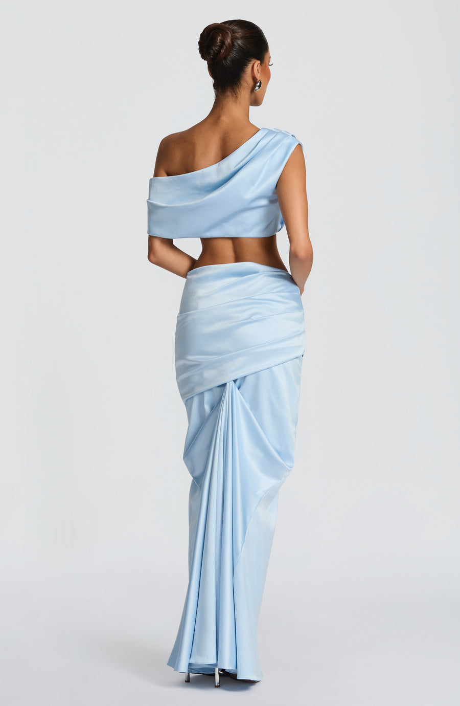 Iona Maxi Skirt - Glacier Blue