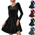 Clementine Elegant Velvet Dress