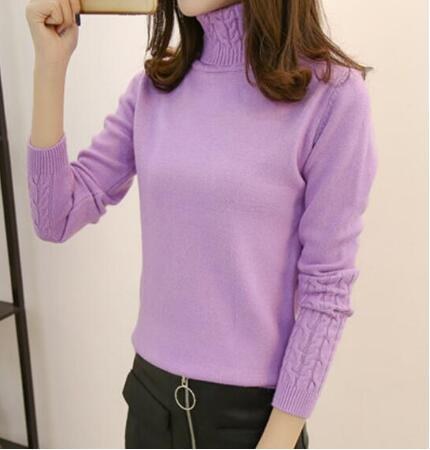 Clementine Knit Sweater in Purple
