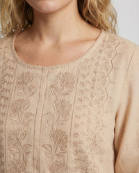 Clementine Linen Tunic
