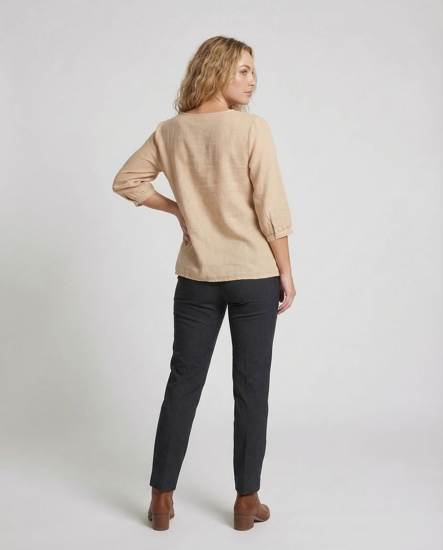 Clementine Linen Tunic