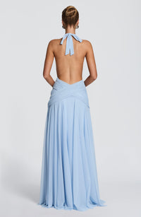 Emilia Maxi Dress – Glacier Blue