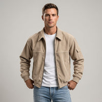 Clifton Corduroy Jacket in Beige