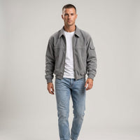 Clifton Corduroy Jacket in Slate Gray