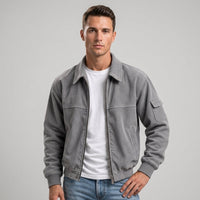 Clifton Corduroy Jacket in Slate Gray