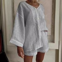 Clio Casual Top in Khaki
