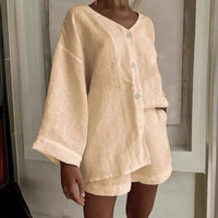 Clio Casual Top in Khaki