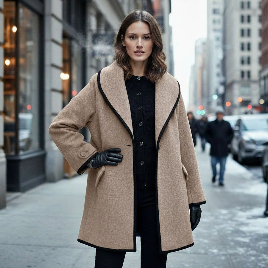 Clio Elegant Jacket in Khaki