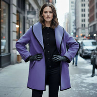 Clio Elegant Jacket in Purpur