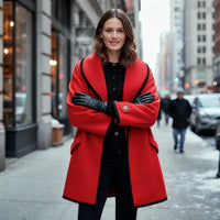 Clio Elegant Jacket in Red
