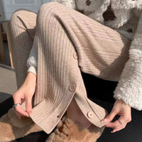 Clio Elegant Knit Trousers