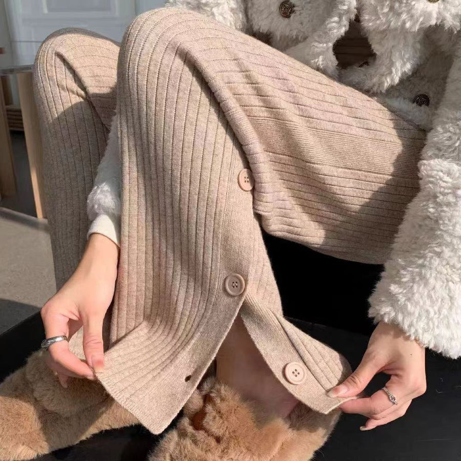 Clio Elegant Knit Trousers