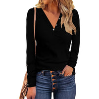 Clio Shirt with Long Sleeve in Black