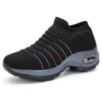 Cloud Ortho-Relief Women's in Black (Colored Stripes)