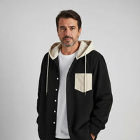 Colby Corduroy Shirt Jacket in Charcoal
