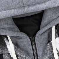 Colby Flannel Shirt Jacket in Charcoal