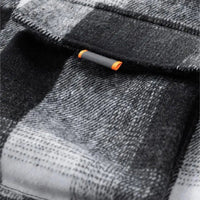 Colby Flannel Shirt Jacket in Charcoal
