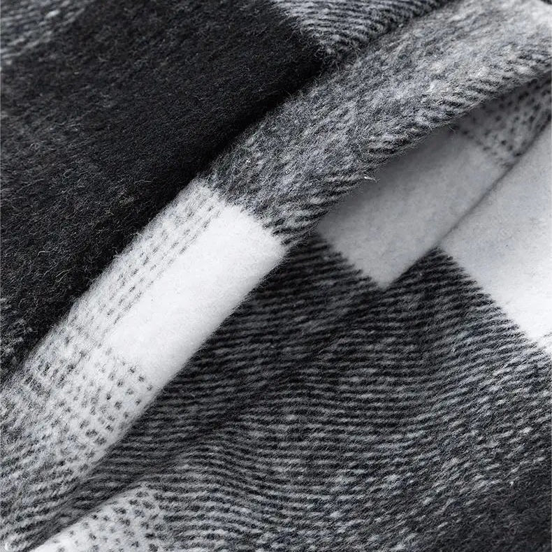 Colby Flannel Shirt Jacket in Charcoal