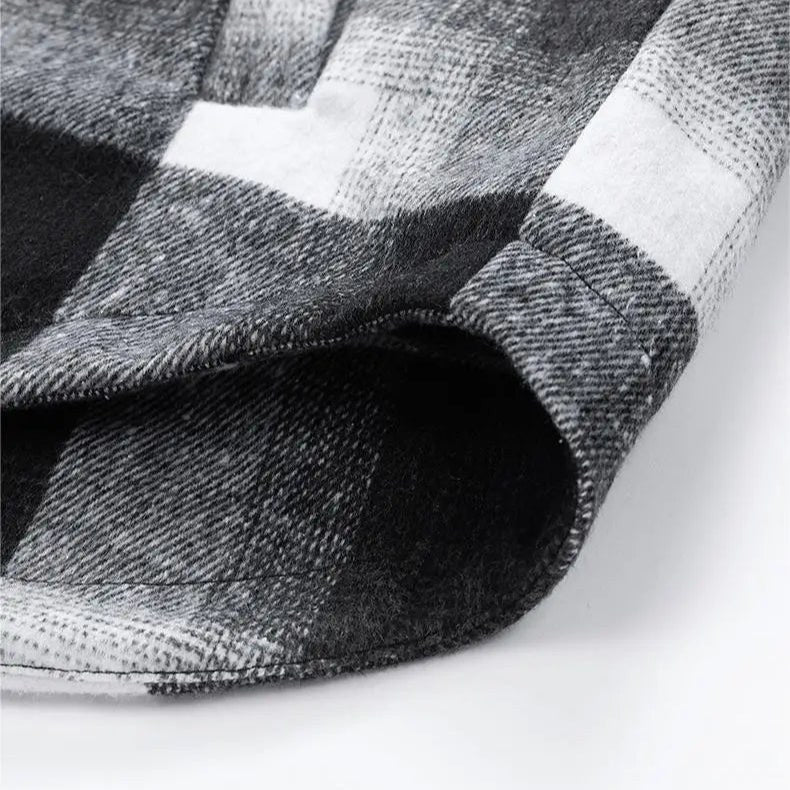Colby Flannel Shirt Jacket in Charcoal