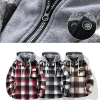 Colby Flannel Shirt Jacket in Charcoal