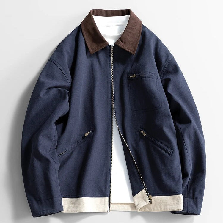 Colby Outback Jacket in Navy Blue