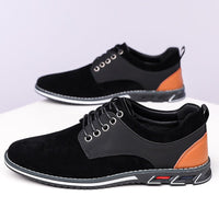Colby Plain Toe Derby Sneaker in Navy Blue