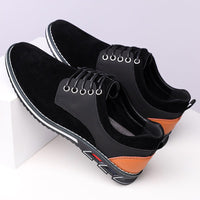 Colby Plain Toe Derby Sneaker in Navy Blue