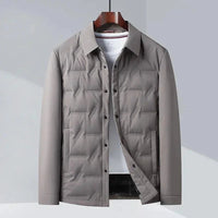 Colby Quilted Down Jacket in Beige