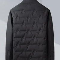 Colby Quilted Down Jacket in Charcoal