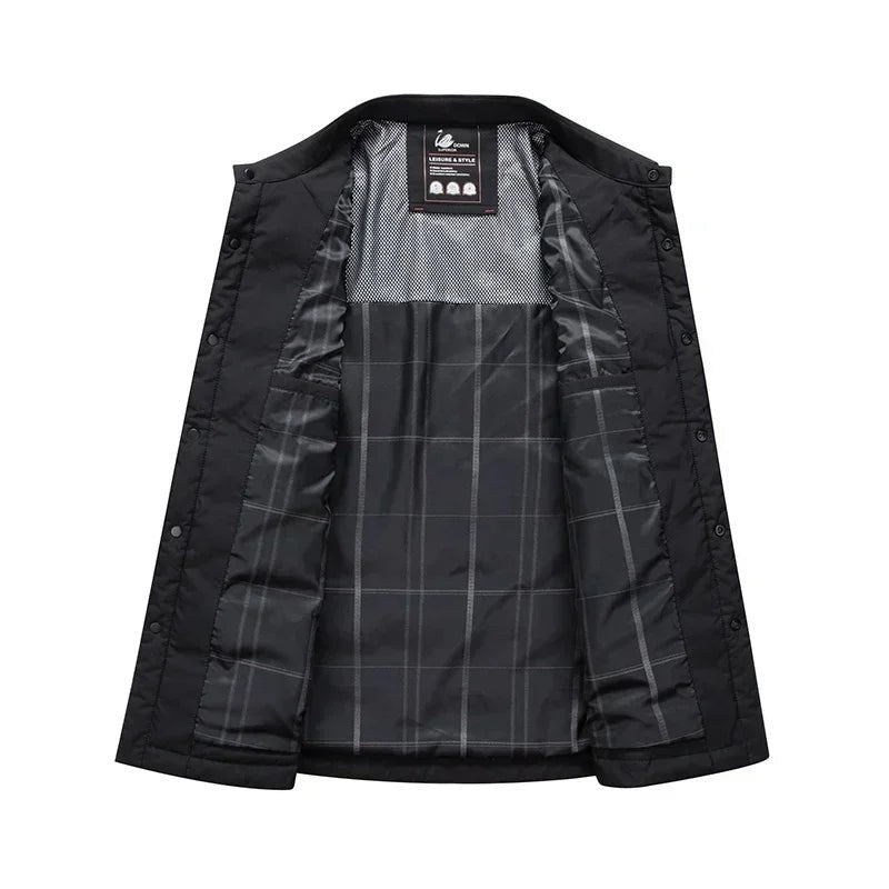 Colby Quilted Down Jacket in Charcoal