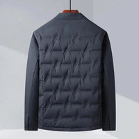 Colby Quilted Down Jacket in Navy Blue