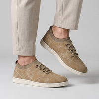 Cole Low-Top Casual Sneaker in Beige