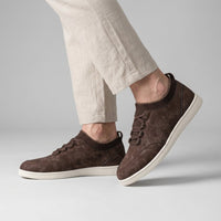 Cole Low-Top Casual Sneaker in Espresso Brown