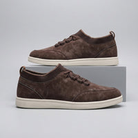 Cole Low-Top Casual Sneaker in Espresso Brown
