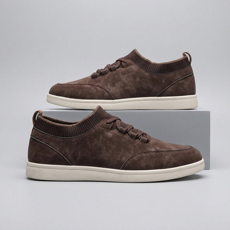 Cole Low-Top Casual Sneaker in Espresso Brown