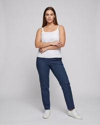 Colette Airy Shirt with Button Front and Ruffles
