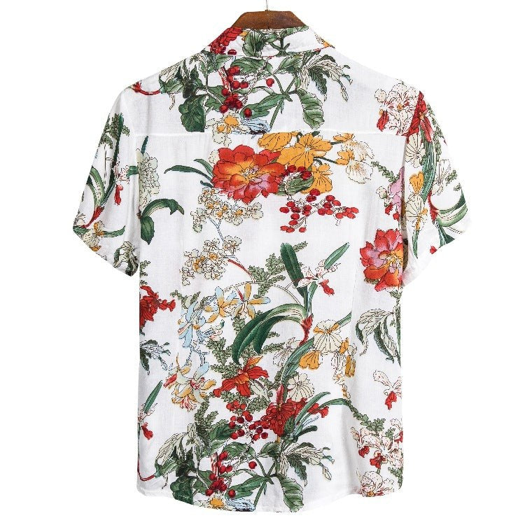 Colette Breathable Shirt with Short Sleeve in Red