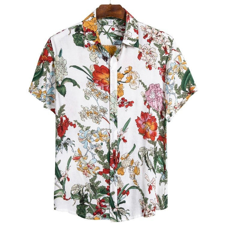 Colette Breathable Shirt with Short Sleeve in Red