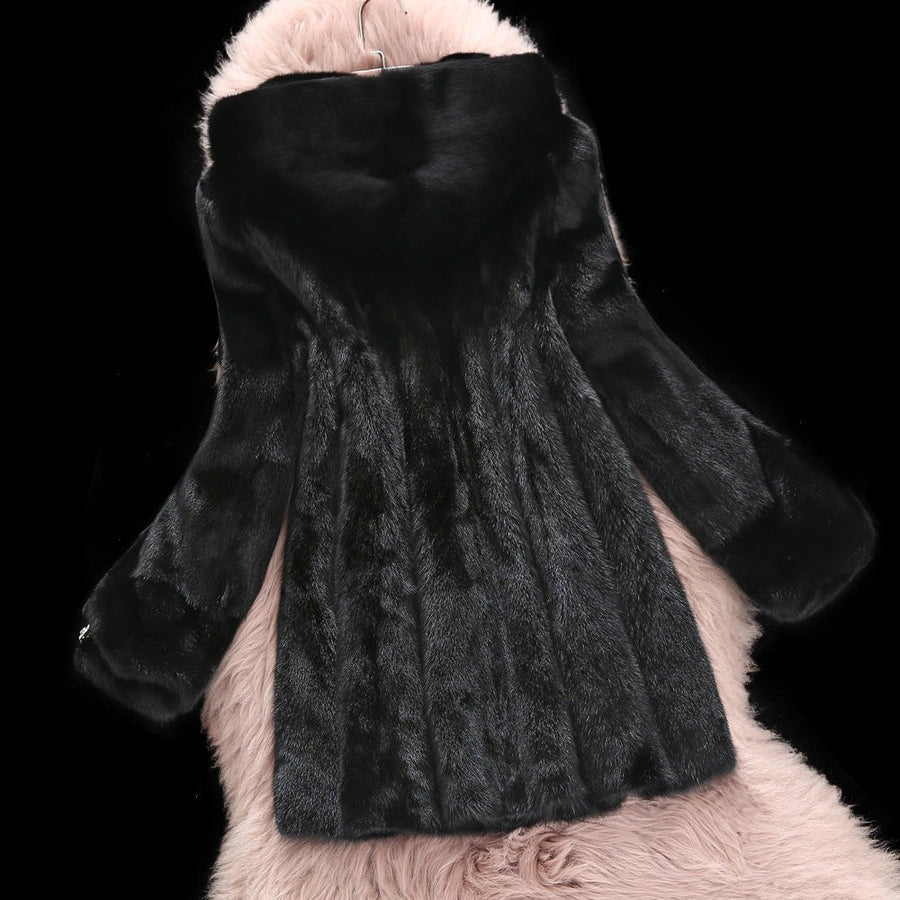 Colette Elegant Coat with Hood