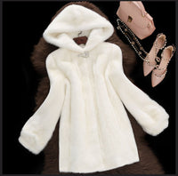 Colette Elegant Coat with Hood