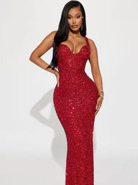 Colette Evening Dress in Red