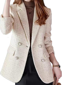 Constance Elegant Blazer in Apricot