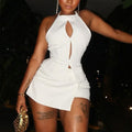Constance Elegant Mini Dress with Fitted