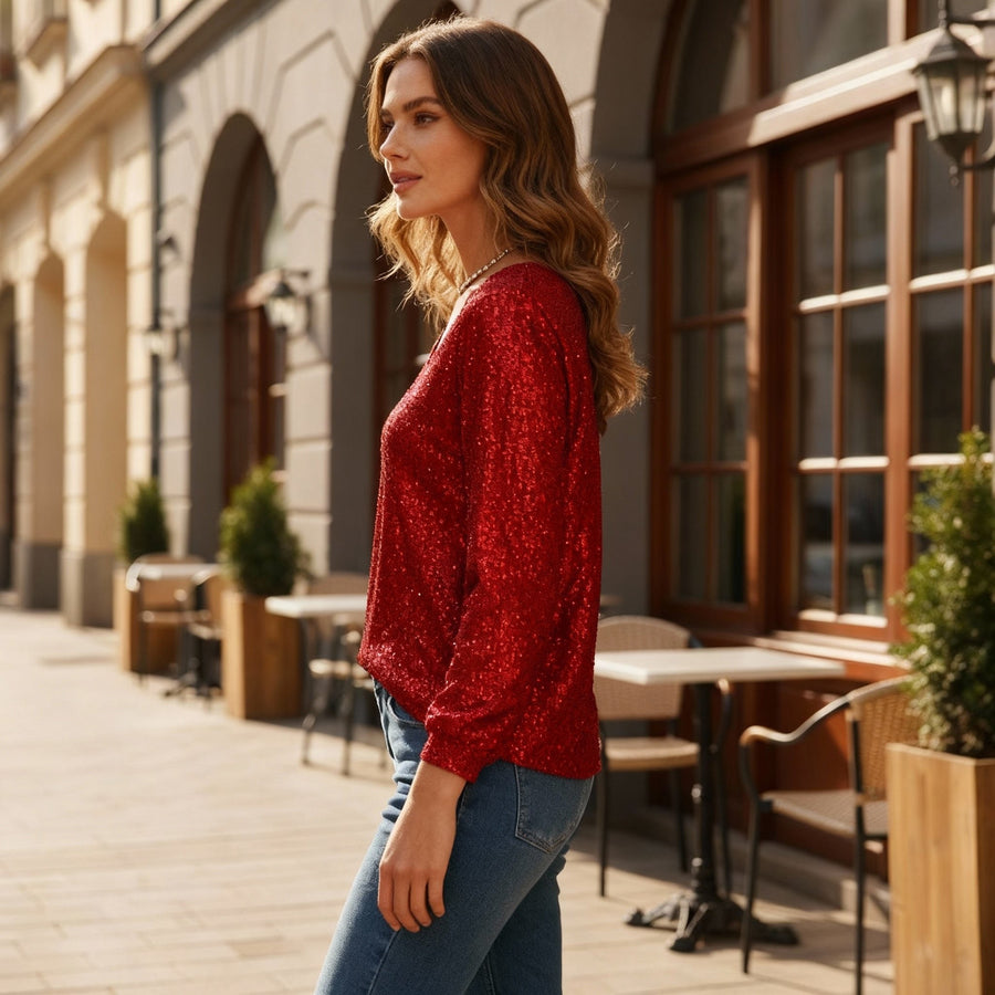 Constance Top in Red